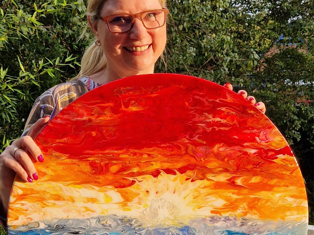 RoundArt von Melanie Wendt im Raum