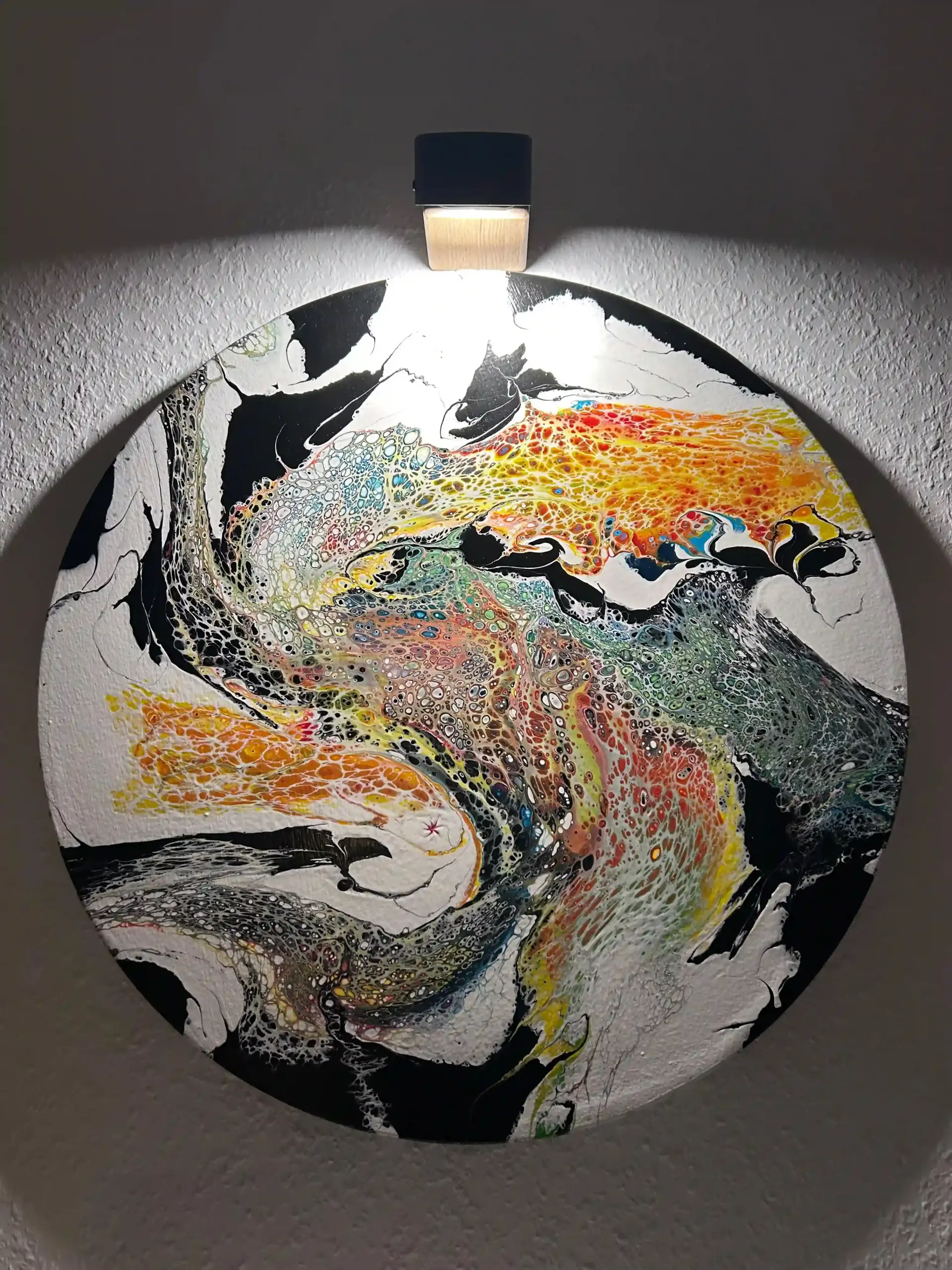 Pouring-Bild von Petra Sindermann